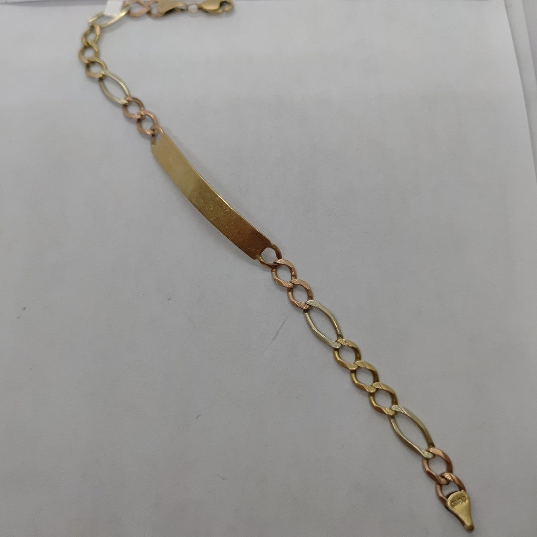 ESCLAVA. ORO COMBINADO. 10 K 10.6 GRMS (SEMINUEVO)