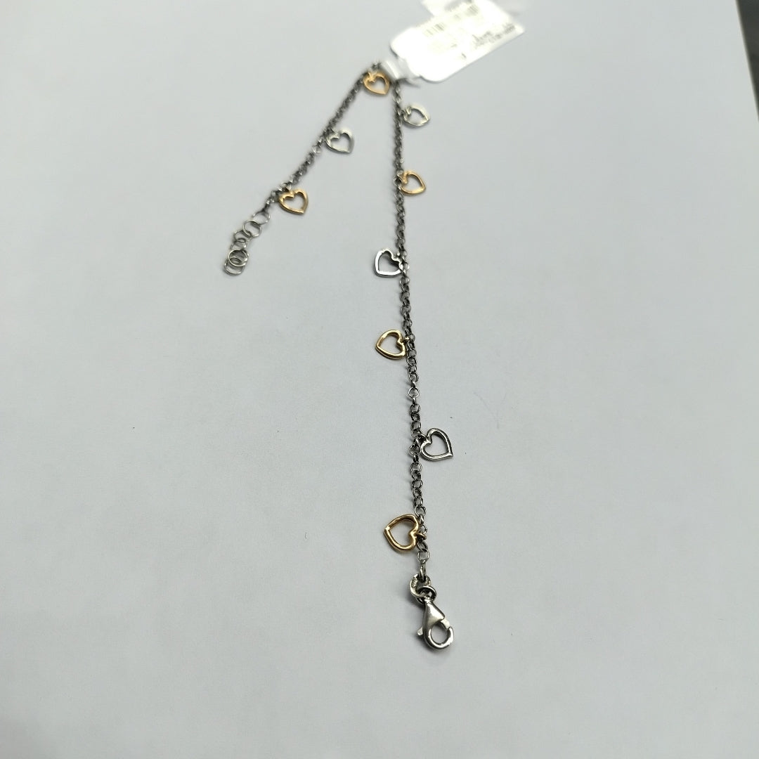 PULSERA ORO COMBINADO 14 K 2,70 GRMS (SEMINUEVO)