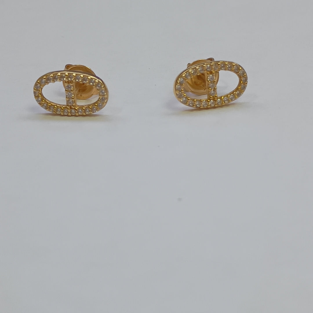 ARETES PAR. ORO. 10 K 1.2 GRMS (SEMINUEVO)