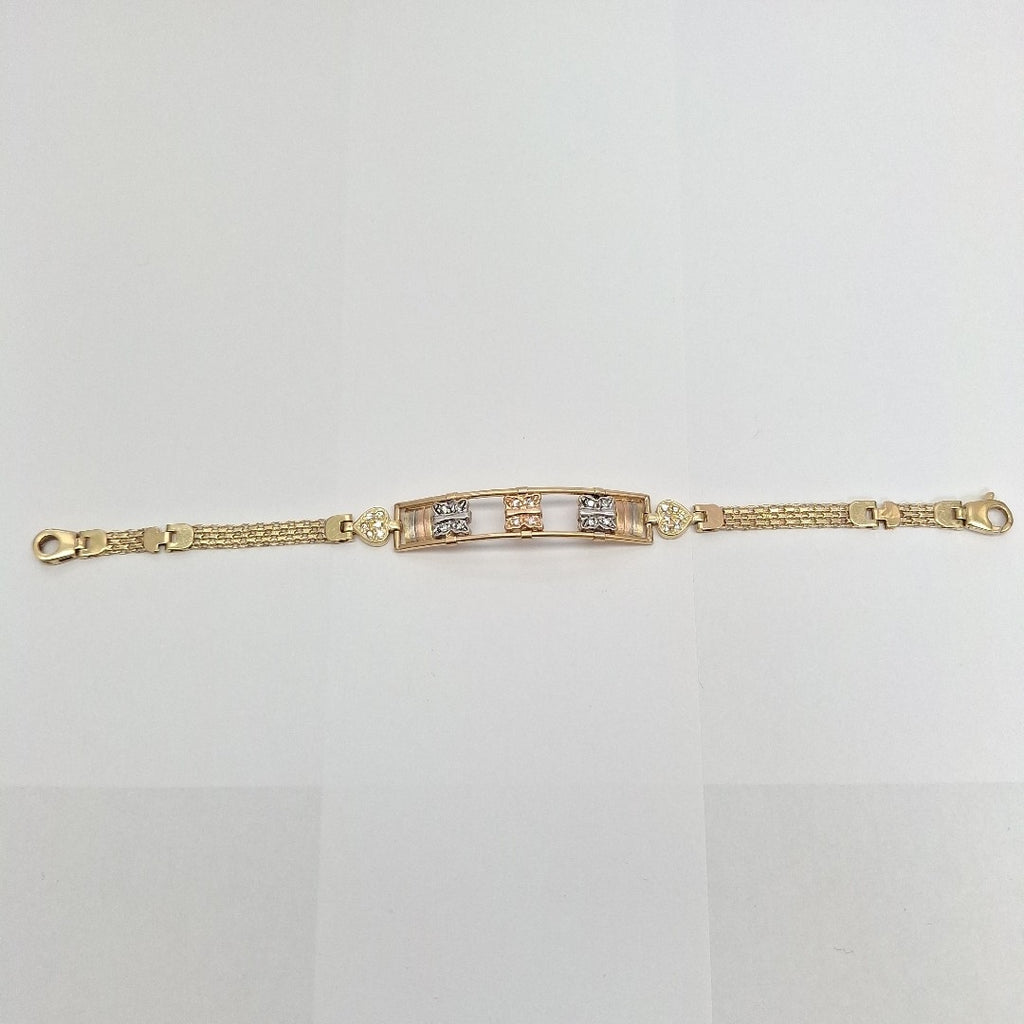 ESCLAVA. ORO COMBINADO. 14 K 12 GRMS (SEMINUEVO)