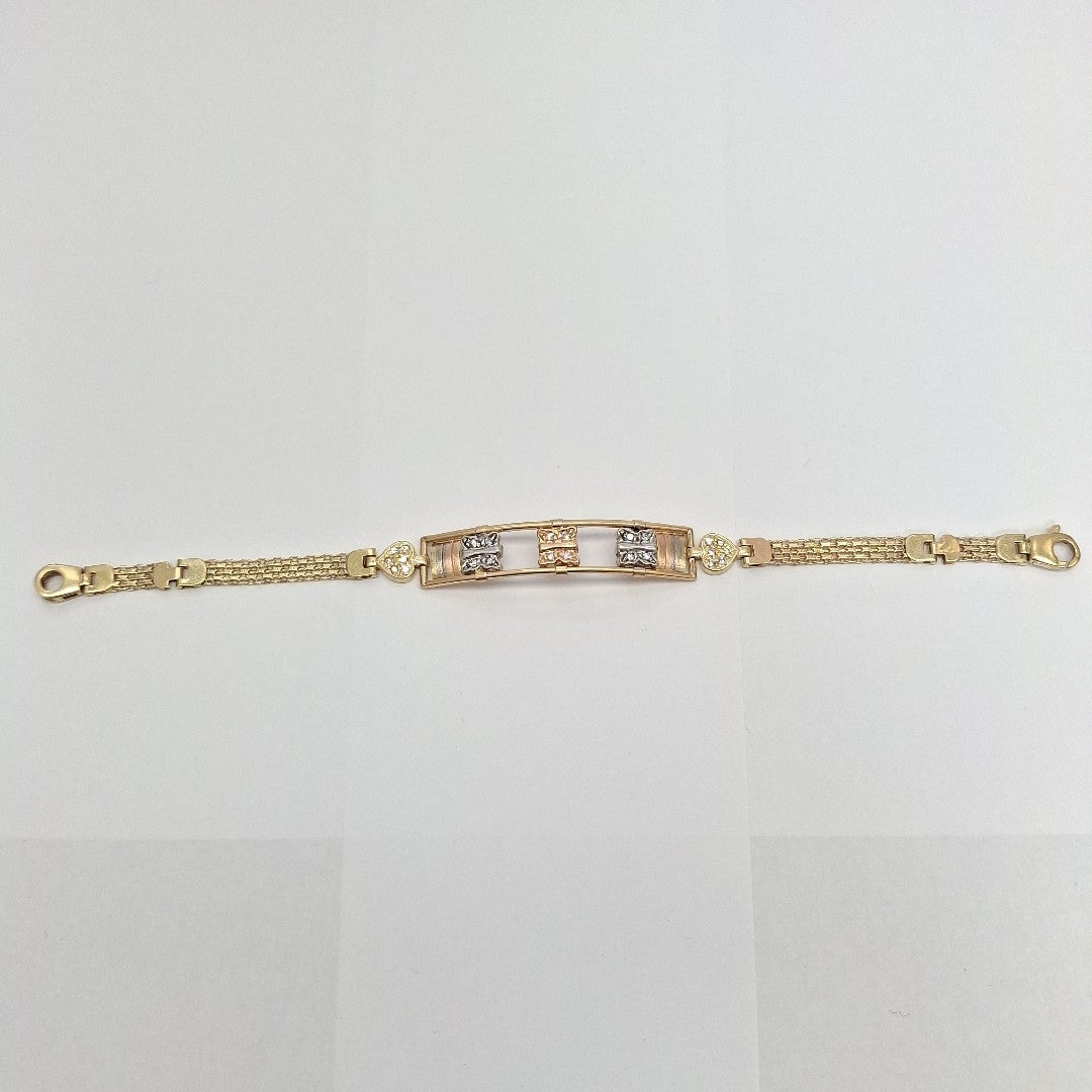ESCLAVA. ORO COMBINADO. 14 K 12 GRMS (SEMINUEVO)
