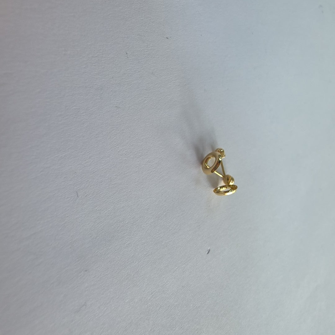 BROQUELES ORO 14K 1 (NUEVO)