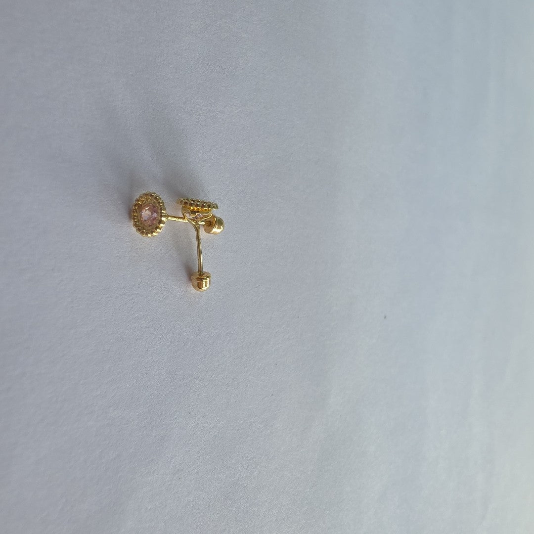 BROQUELES ORO 14K 1 (NUEVO)
