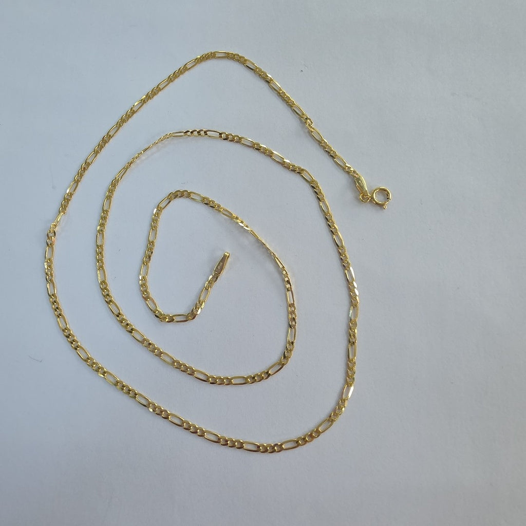 CADENAS CARTIER 3*1 AMARILLA ORO 14K 3.4 (NUEVO)