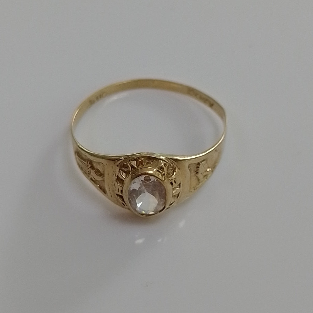 ANILLO DE GRADUACIÓN ORO 10 K 1,70 GRMS (SEMINUEVO)