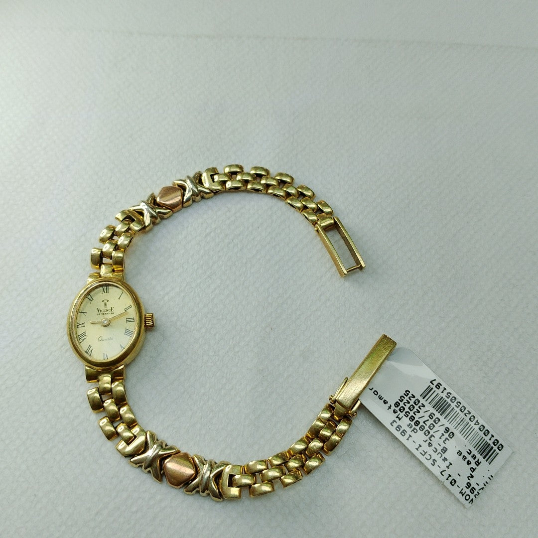 RELOJ CAJA Y PULSO ORO. ORO. 14 K 17.2 GRMS (SEMINUEVO)