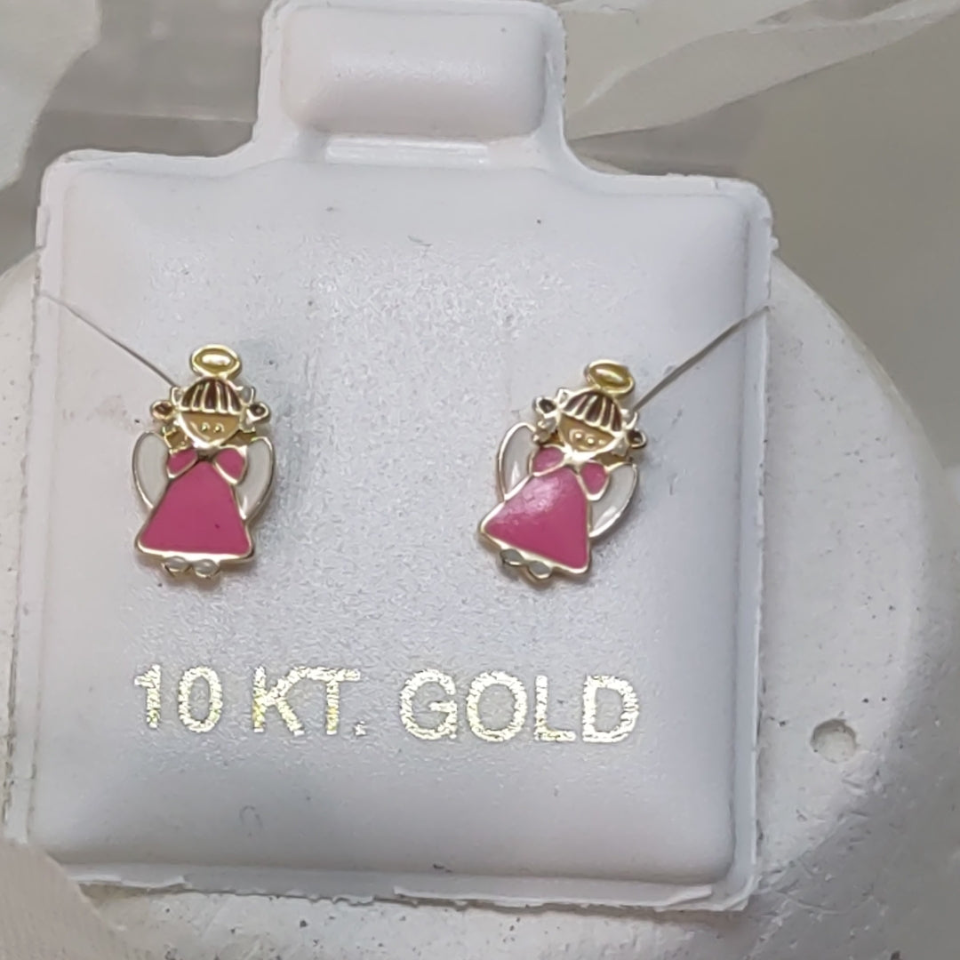 BROQUELES ORO 10K 1 (NUEVO)