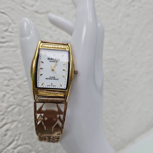 RELOJ CAJA ACERO PULSO ORO. ORO. 10 K 53.6 GRMS (SEMINUEVO)