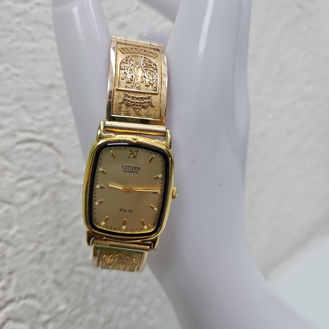 RELOJ CAJA ACERO PULSO ORO ORO 8 K 39,10 GRMS (SEMINUEVO)