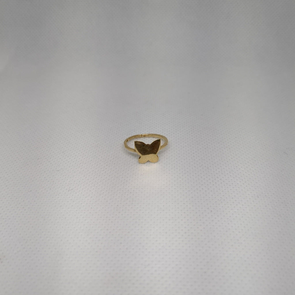 10155AND00050B2859 FRD12 ANILLO DE MARIPOSA PULIDA ORO 14K 1.6GRS (NUEVO)