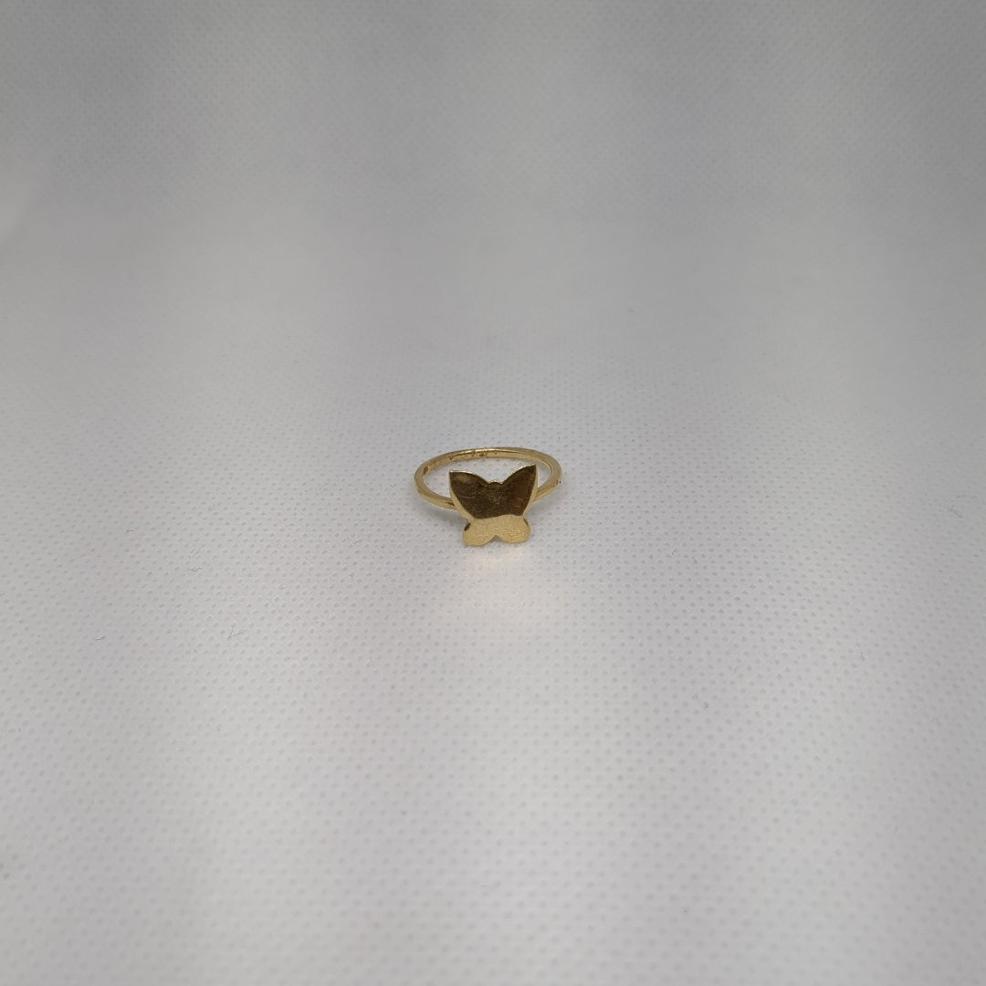10155AND00050B2859 FRD12 ANILLO DE MARIPOSA PULIDA ORO 14K 1.6GRS (NUEVO)