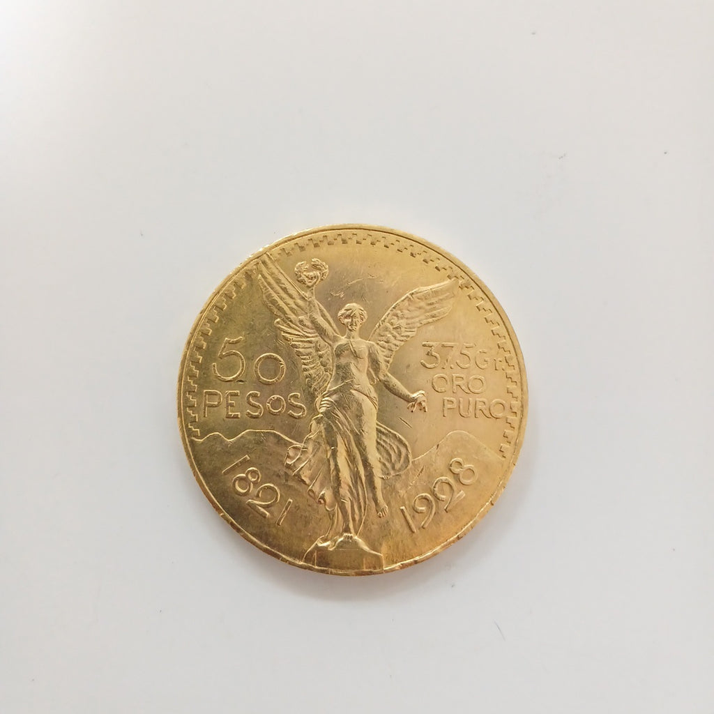 K1 41,60 GRMS - DTO. 0,00 GRMS - 21 K - AVALÚO 76377,60 * IDENTIFICACIÓN MONEDA NOMINATIVA * MONEDAS PESOS 50 PESOS (SEMINUEVO)