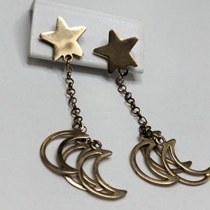 BROQUELES PAR ORO 14 K 4,00 GRMS (SEMINUEVO)