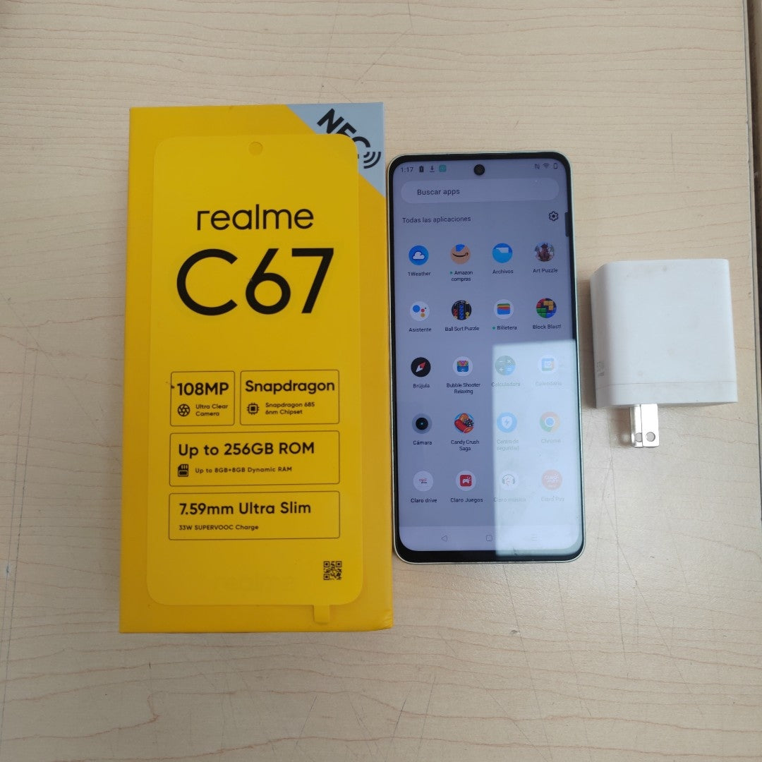 CELULAR REALME C67 RMX3890 (2023) 256 GB 8 GB RAM (SEMINUEVO)