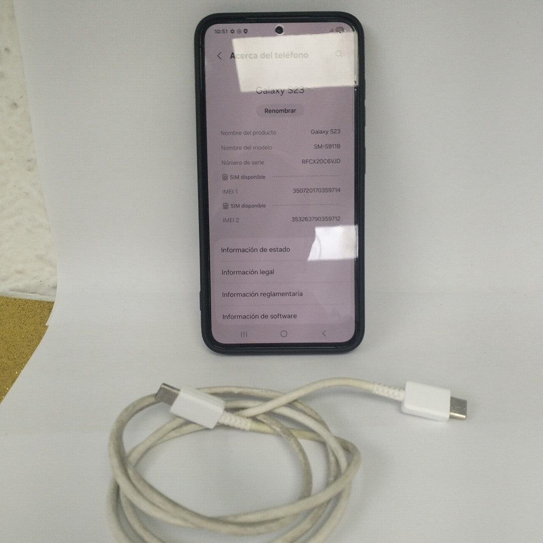 CELULAR SAMSUNG GALAXY S23 SM-S911B 128 GB 8 GB RAM (SEMINUEVO)