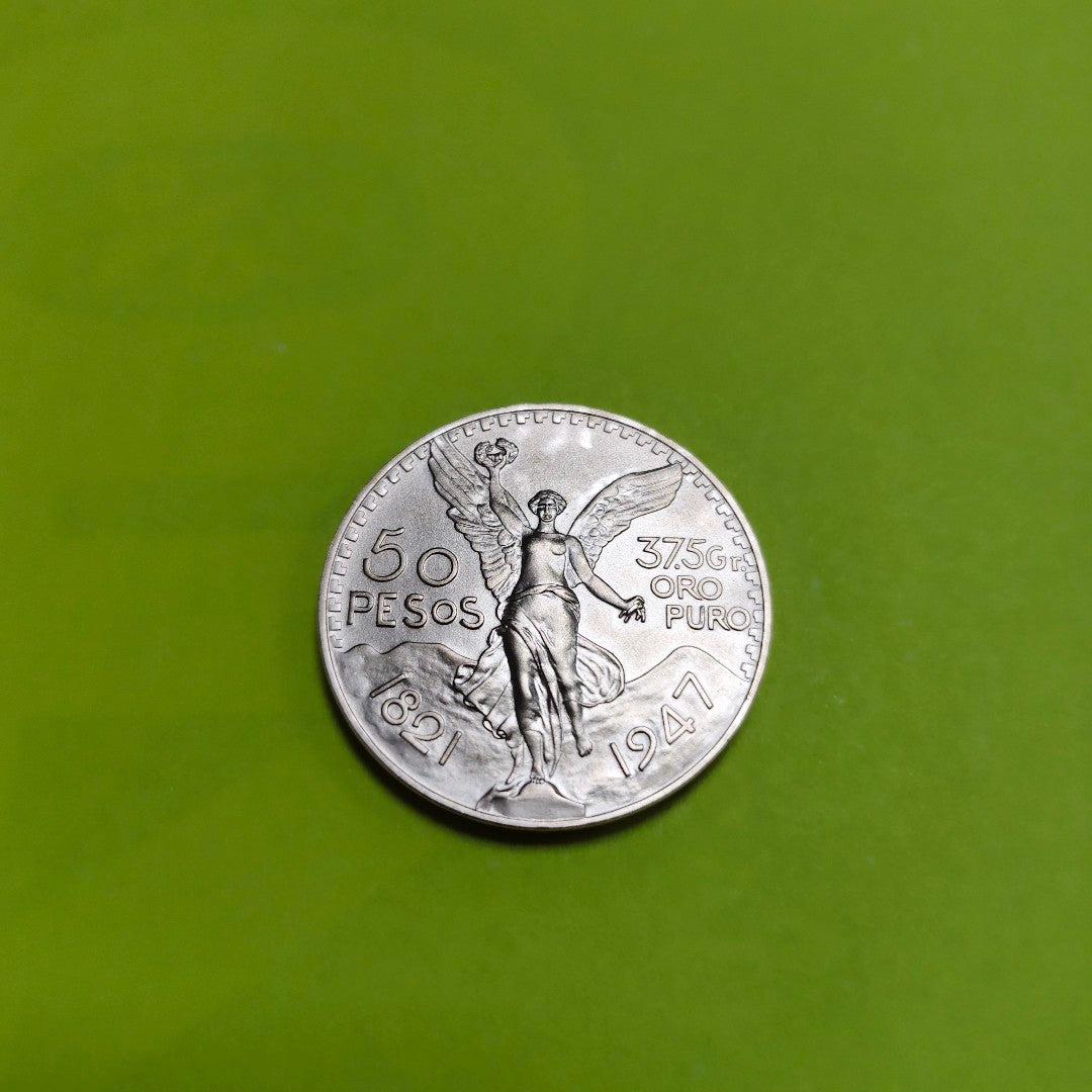 K1 41,60 GRMS - DTO. 0,00 GRMS - 21 K - AVALÚO 76003,20 * IDENTIFICACIÓN MONEDA NOMINATIVA * MONEDAS PESOS 50 PESOS (SEMINUEVO)