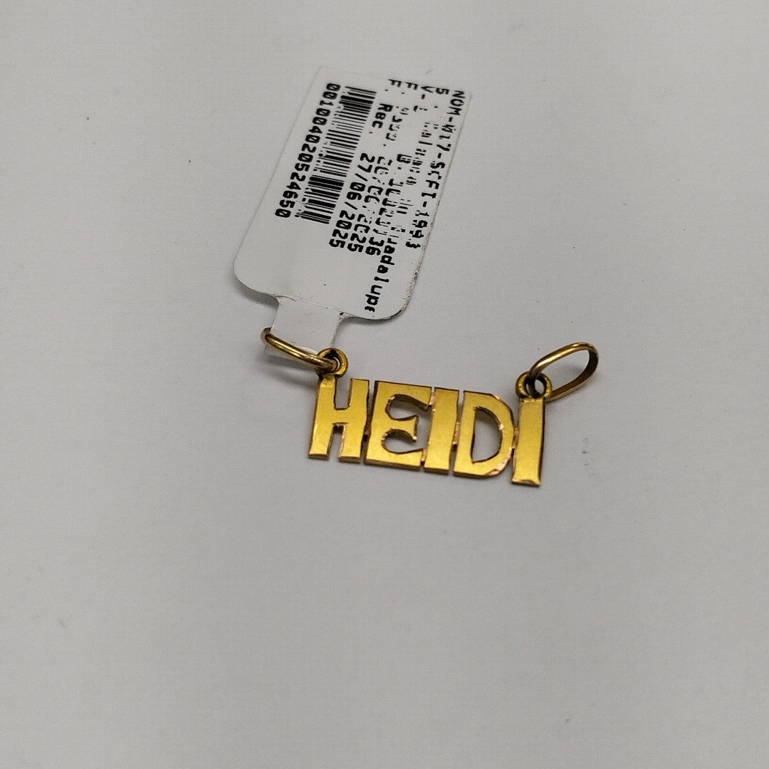 DIJE ORO 14 K 0,90 GRMS (SEMINUEVO)