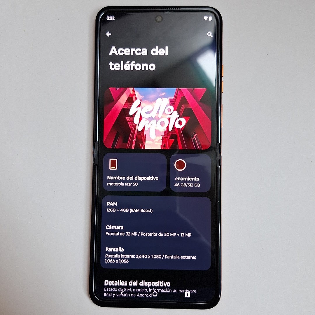CELULAR MOTOROLA RAZR 50 5G XT2453-1 512 GB 12 GB RAM (SEMINUEVO)