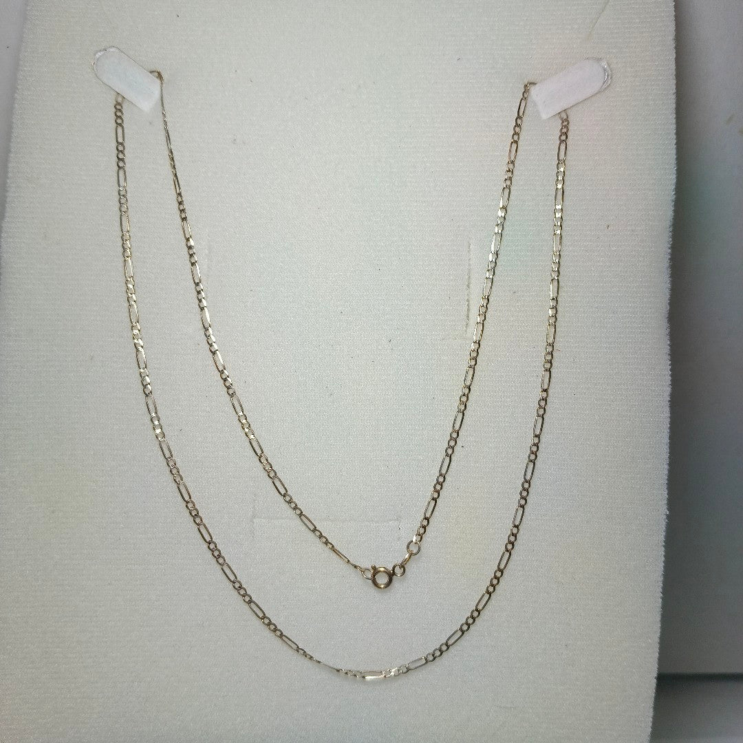 CADENA. ORO BLANCO. 14 K 2.8 GRMS (SEMINUEVO)