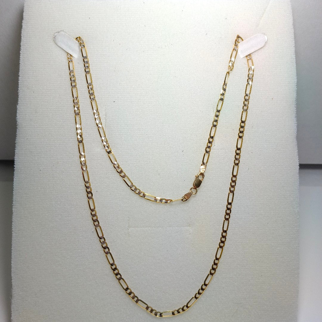 CADENA. ORO, RODIADO 14 K 6.5 GRMS (SEMINUEVO)
