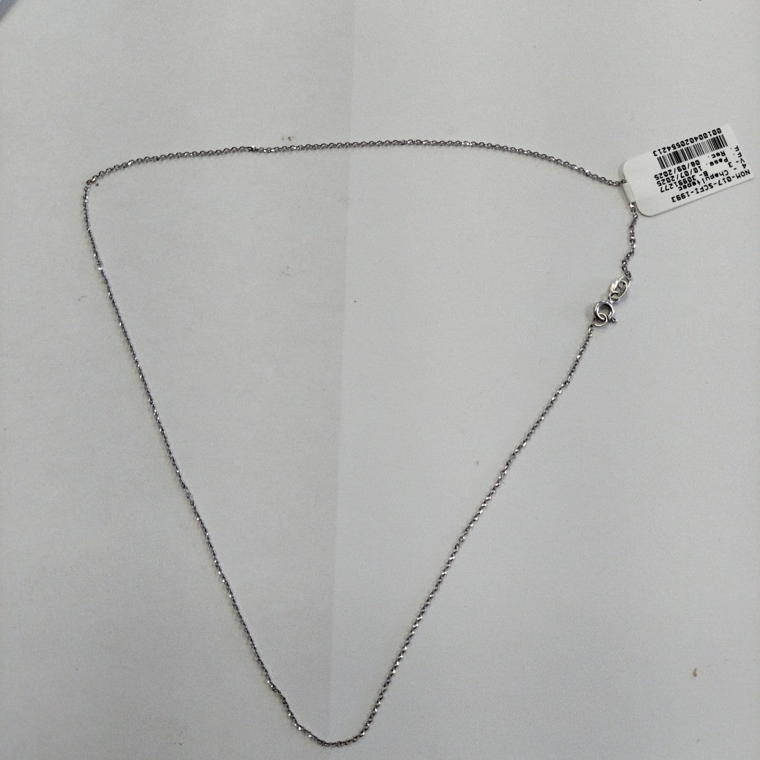 CADENA ORO BLANCO 14 K 1,30 GRMS (SEMINUEVO)