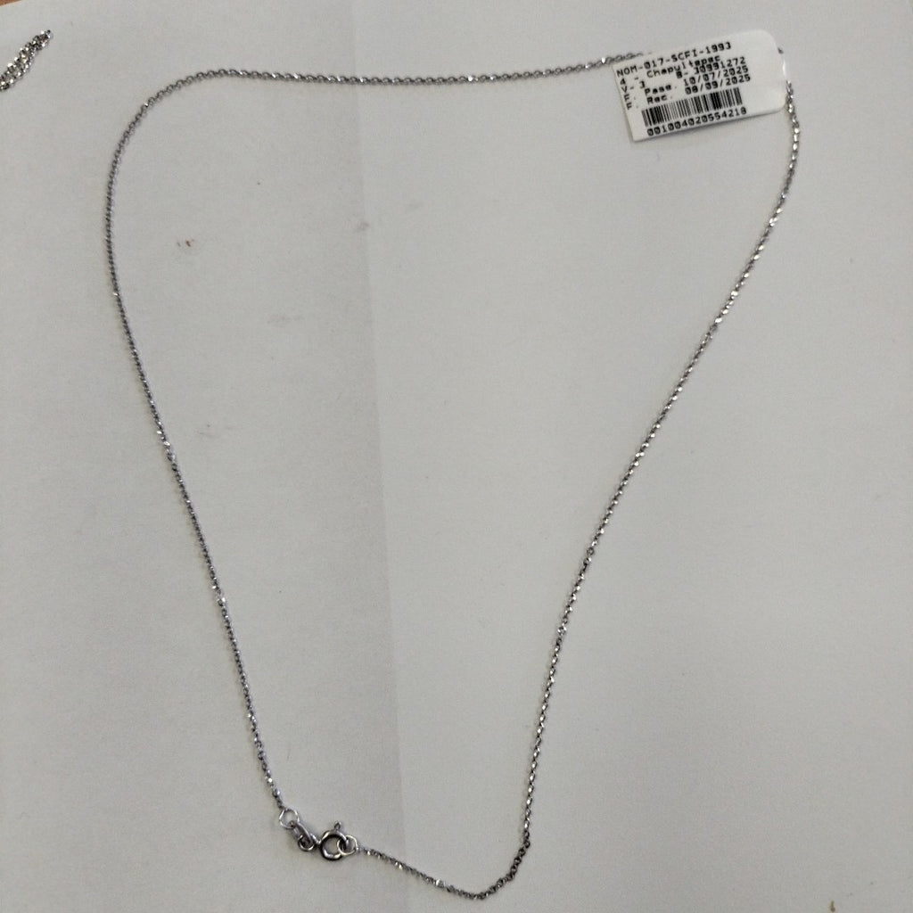 CADENA ORO BLANCO 14 K 1,30 GRMS (SEMINUEVO)