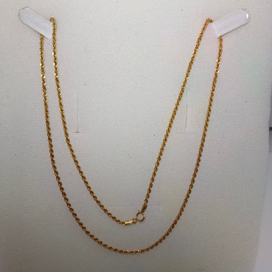 CADENA. ORO. 14 K 2.9 GRMS (SEMINUEVO)