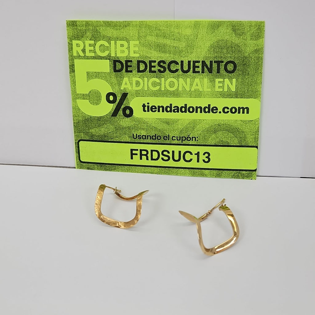 ARRACADAS PAR. ORO. 14 K 2.1 GRMS (SEMINUEVO)