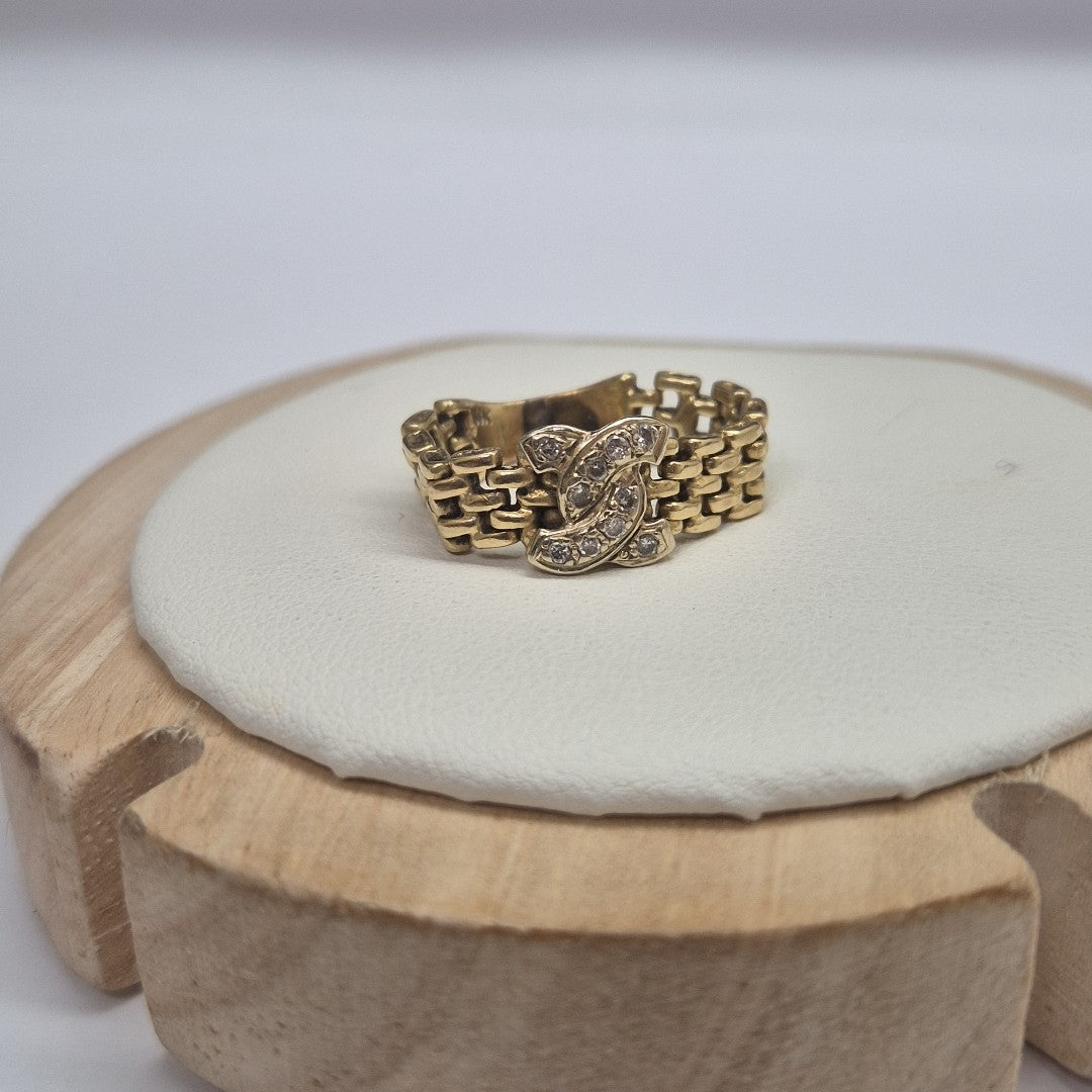 ANILLO. ORO. 10 K 4.9 GRMS (SEMINUEVO)