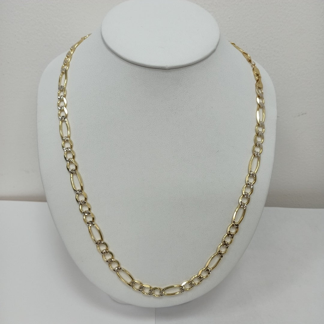 CADENAS CARTIER 3*1 DIAMANTADA ORO 14K 42.1 (NUEVO)