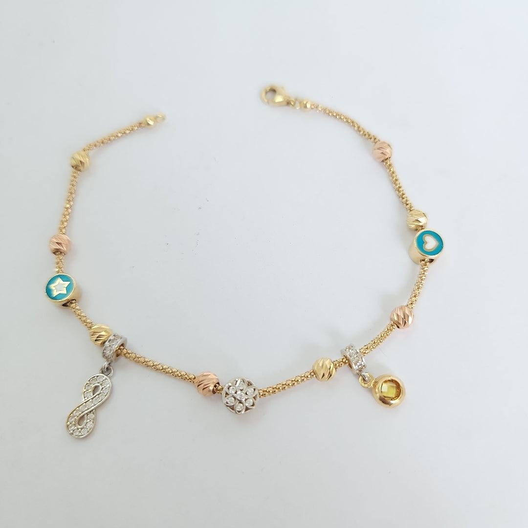 PULSERAS DAMA ORO 14K 5.3 (NUEVO)