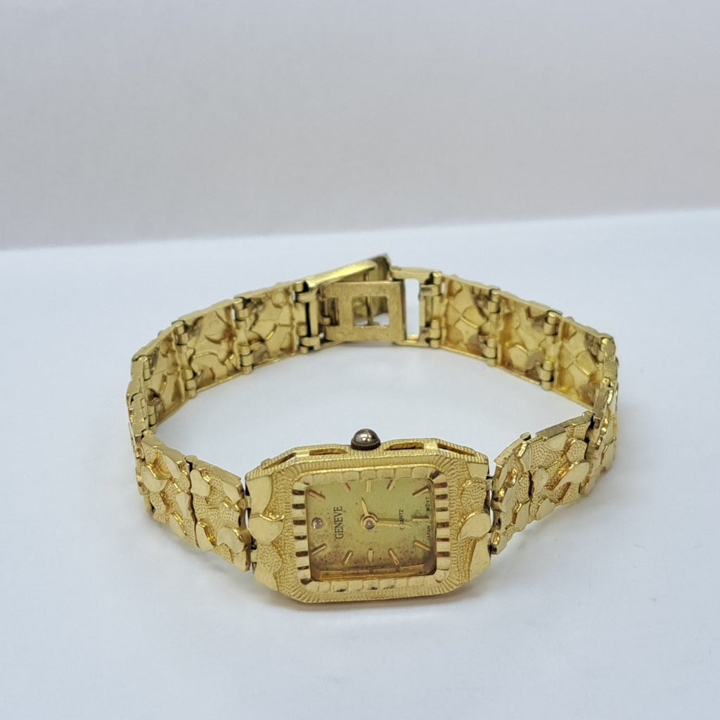 RELOJ CAJA ACERO PULSO ORO ORO 10 K 25,80 GRMS (SEMINUEVO)