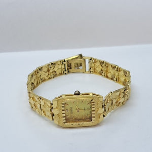 RELOJ CAJA ACERO PULSO ORO ORO 10 K 25,80 GRMS (SEMINUEVO)