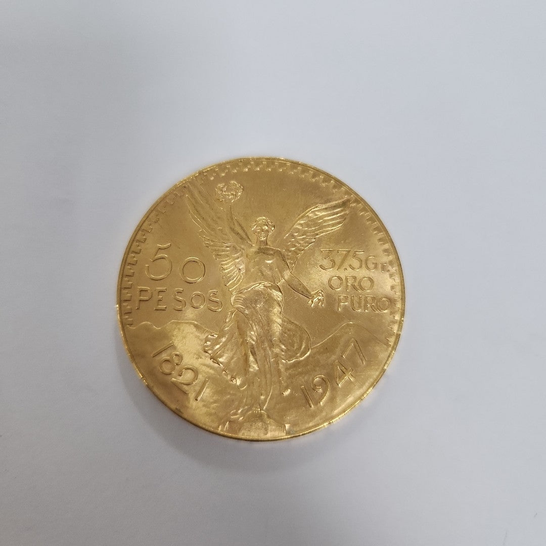 K1 41.6 GRMS - DESC. 0 GRAMOS - 21 K - AVALÚO 73008 * * IDENTIFICACIÓN MONEDA NOMINATIVA. * MATERIALES ORO. * CANTI (SEMINUEVO)