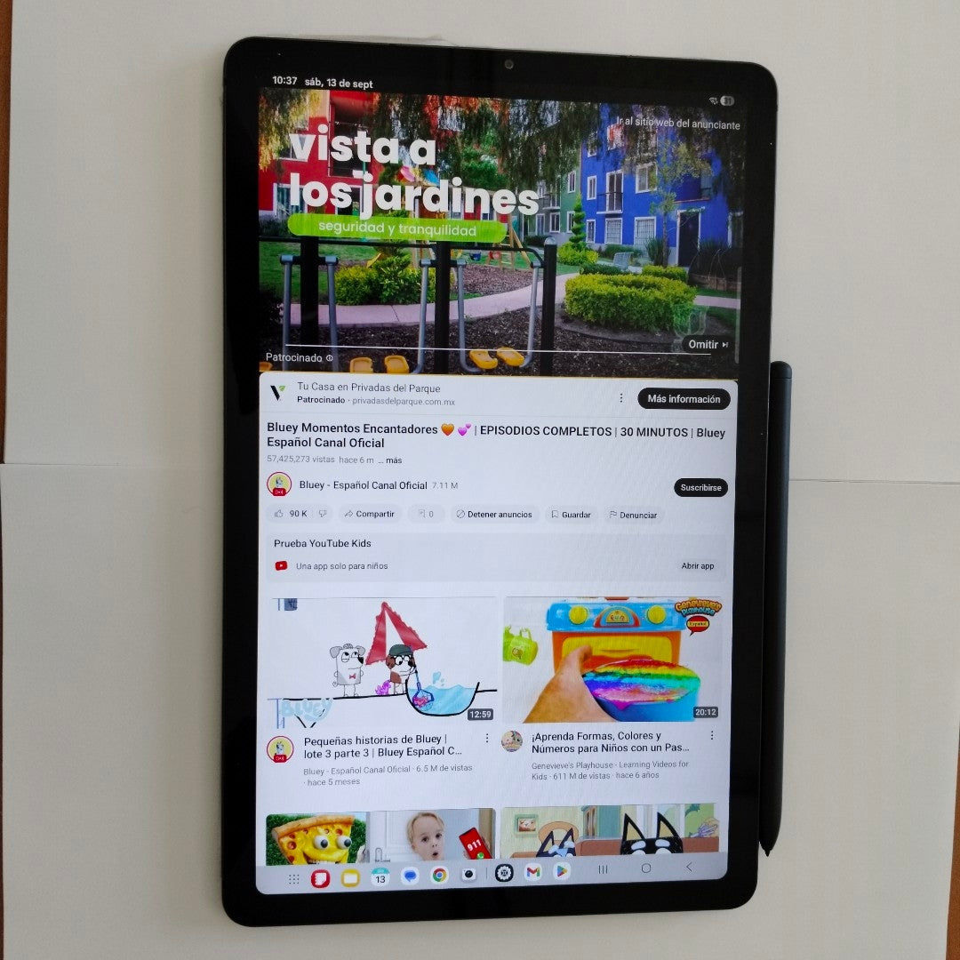 TABLETA SAMSUNG GALAXY TAB S6 LITE SM-P620 (2024) 128 GB 4 GB RAM (SEMINUEVO)