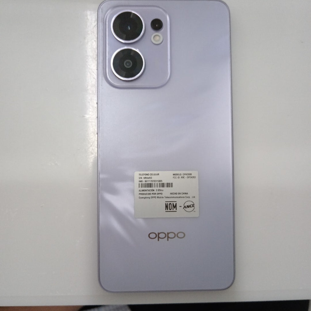 CELULAR OPPO  RENO 13F 5G CPH2699 (2025) 256 GB 12 GB RAM (SEMINUEVO)