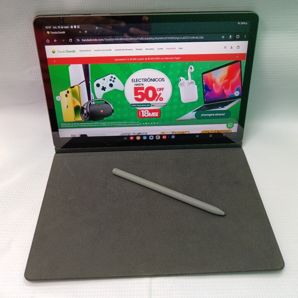 TABLETA SAMSUNG GALAXY TAB S9 FE SM-X510 (2023) 256 GB 8 GB RAM (SEMINUEVO)