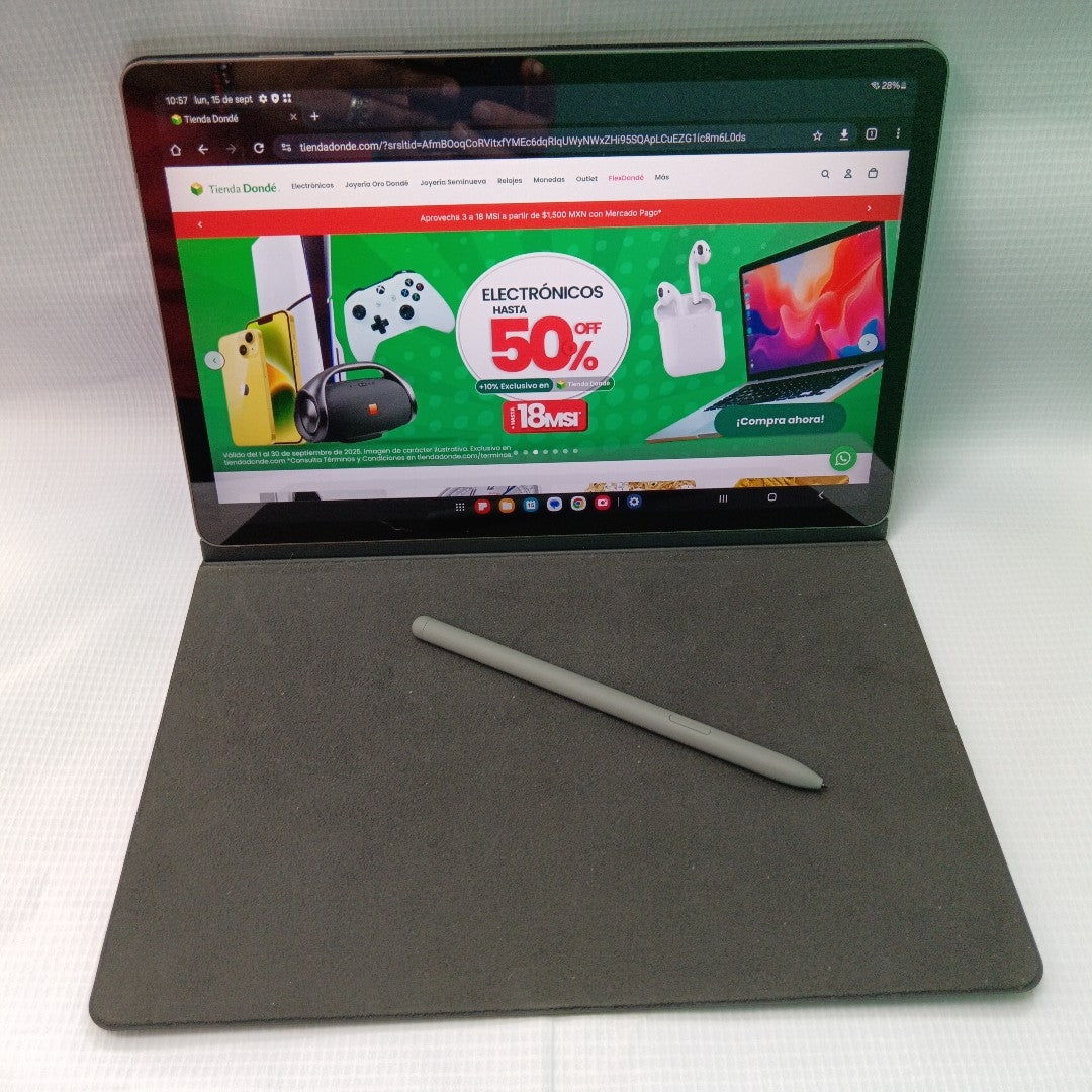 TABLETA SAMSUNG GALAXY TAB S9 FE SM-X510 (2023) 256 GB 8 GB RAM (SEMINUEVO)