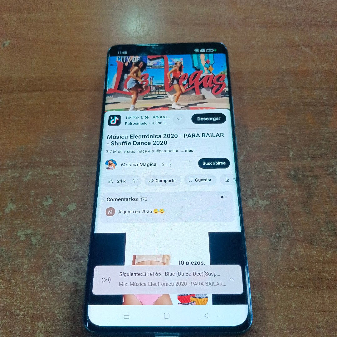 CELULAR OPPO  RENO10 5G CPH2531 (2023) 256 GB 8 GB RAM (SEMINUEVO)