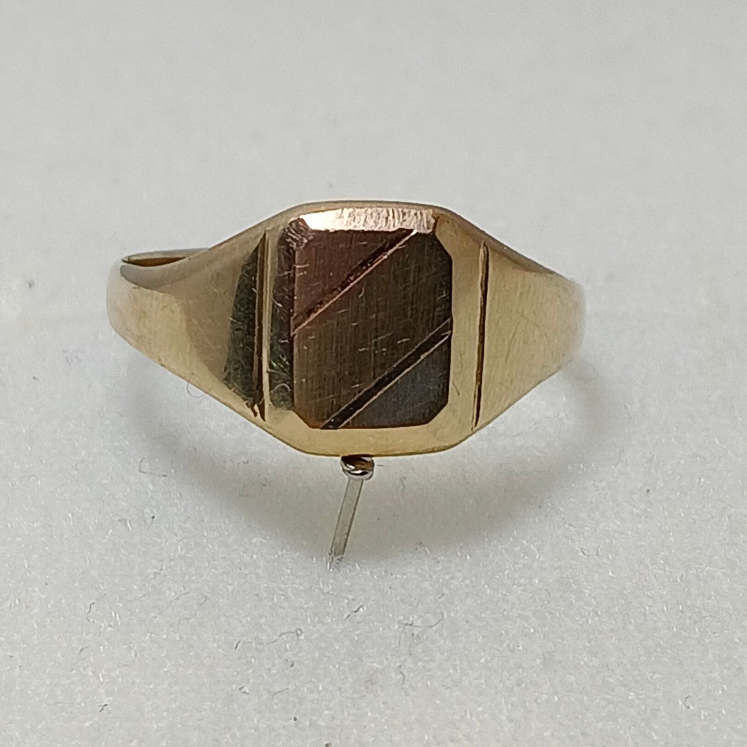 ANILLO ORO COMBINADO 14 K 2.7 GRMS (SEMINUEVO)