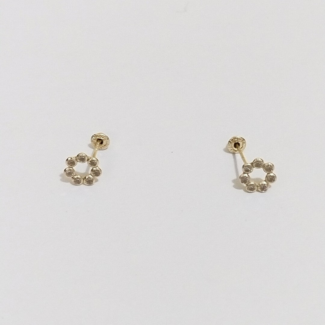 BROQUELES ORO 14K 1 (NUEVO)