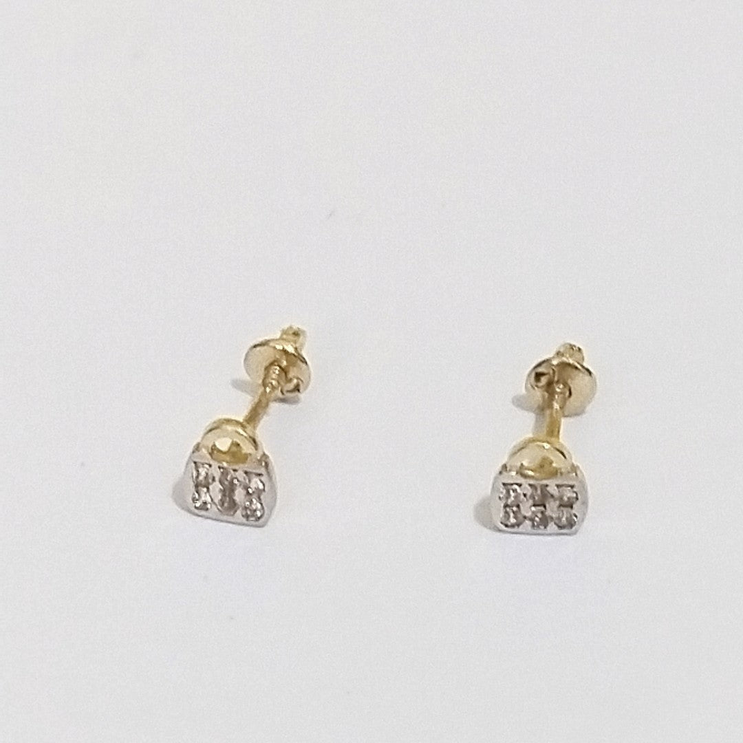 BROQUELES ORO 14K 1 (NUEVO)
