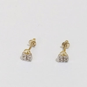 BROQUELES ORO 14K 1 (NUEVO)