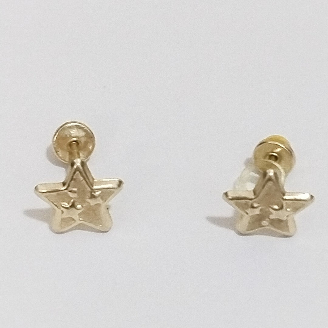 BROQUELES ORO 14K 1 (NUEVO)