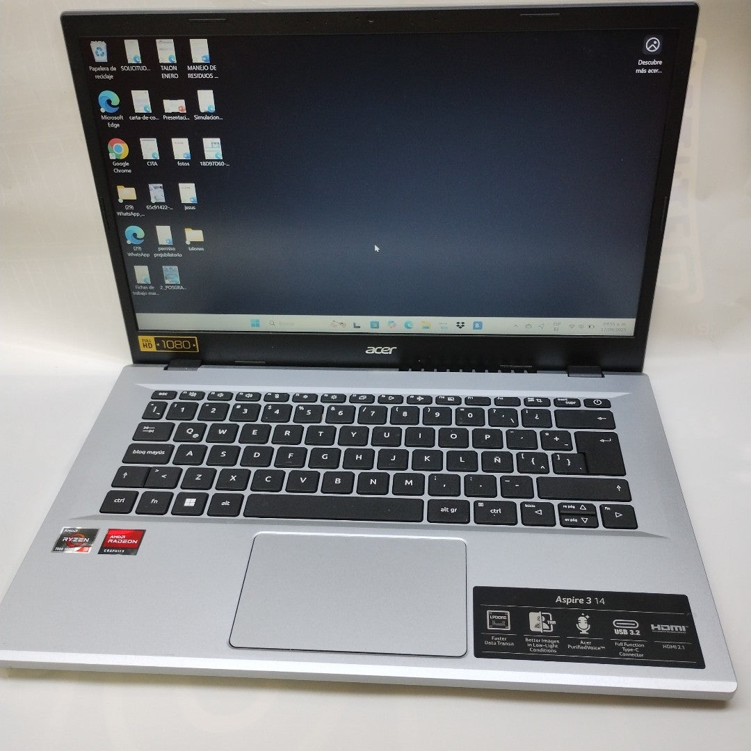LAPTOP ACER ASPIRE 3 A314-23P-R4HZ (2024) 256 GB SSD 8 GB RAM (SEMINUEVO)