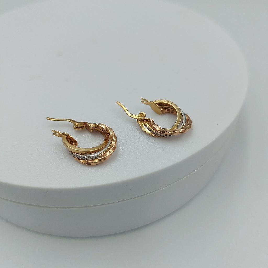 ARRACADAS ORO 14K 2.6 (NUEVO)