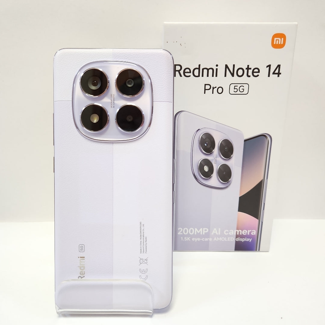 CELULAR XIAOMI REDMI NOTE 14 PRO 5G 24090RA29G (2025) 256 GB 8 GB RAM (SEMINUEVO)