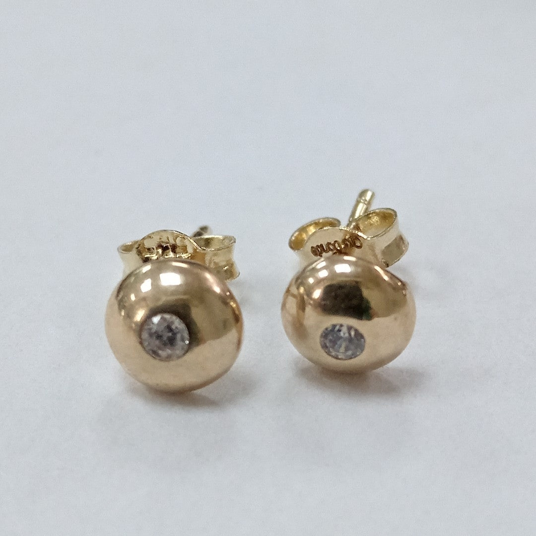 BROQUELES ORO 14K 0.9 (NUEVO)