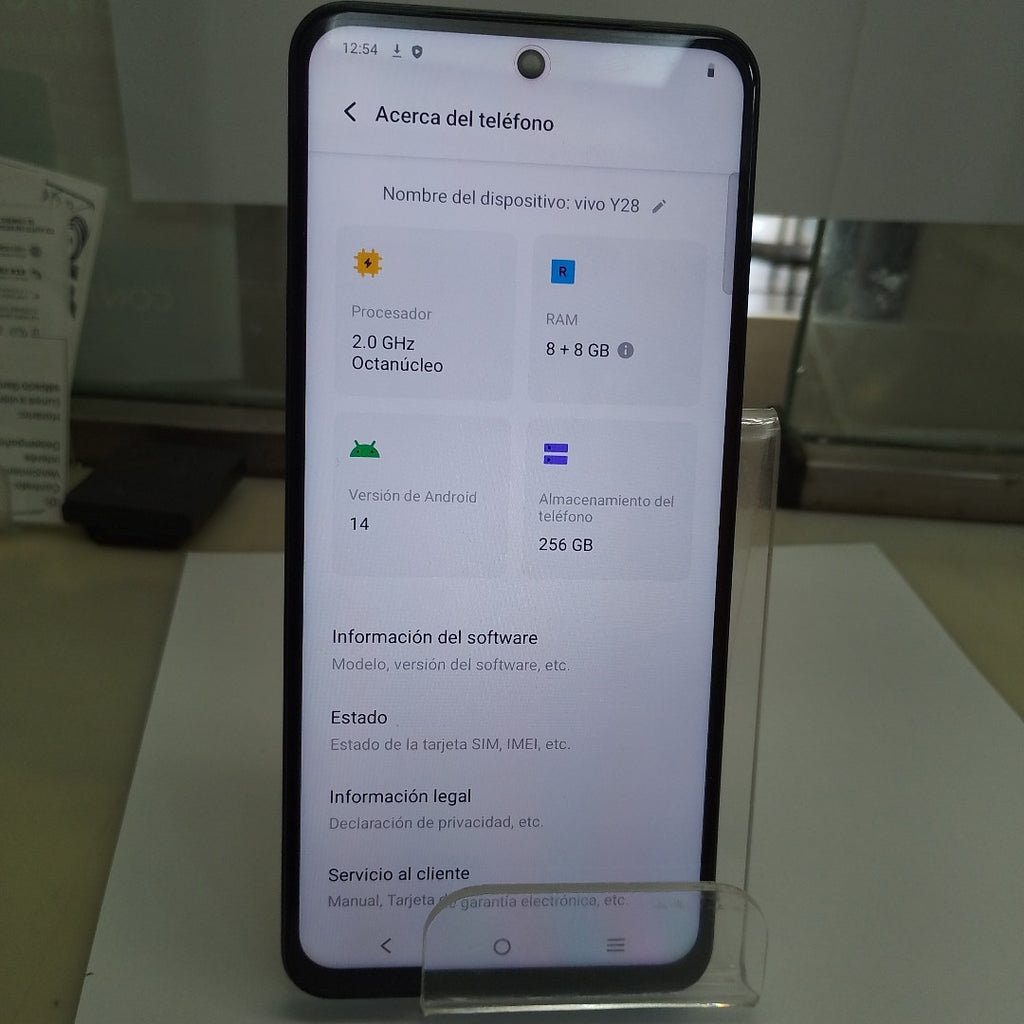 CELULAR VIVO Y28 V2352 256 GB 8 GB RAM (SEMINUEVO)