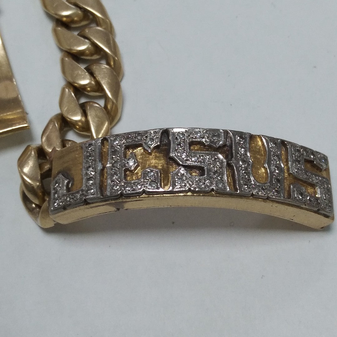 ESCLAVA ORO,PLATA PALADIO 18 K 97,10 GRMS (SEMINUEVO)